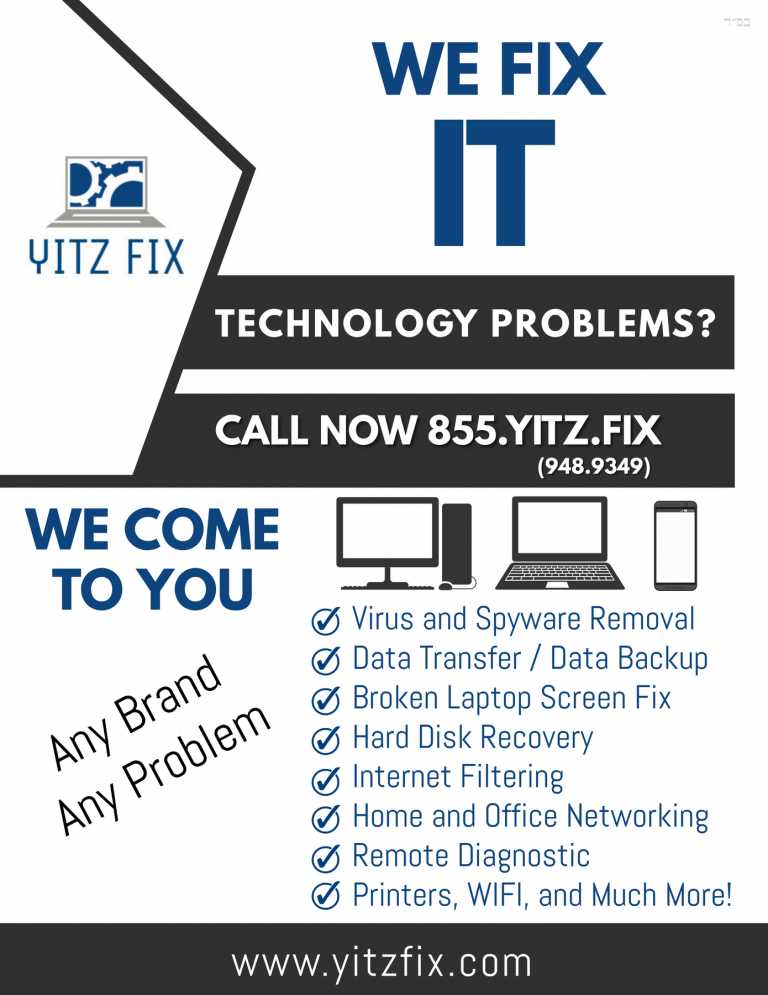 Technology Problems? We Fix IT!