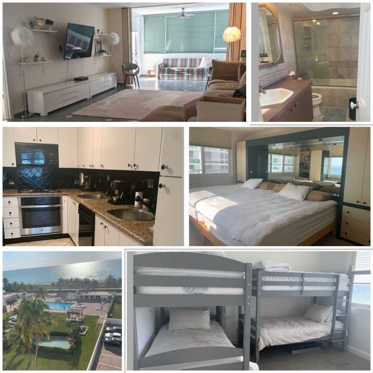 Miami beachfront apartment for vacation rental